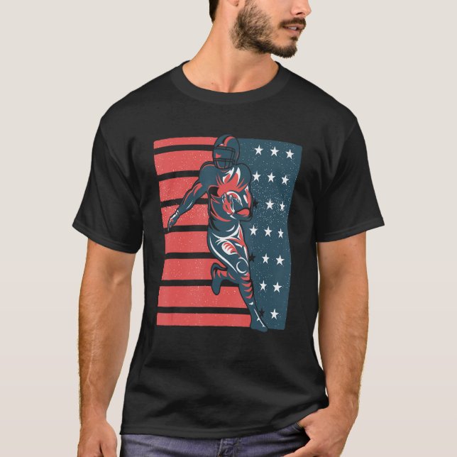 Camiseta Increíble jugador de fútbol Tee Funny American Foo (Anverso)