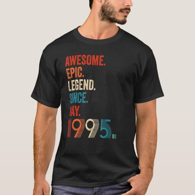 Camiseta Increíble leyenda épica desde mayo de 1995 (Anverso)
