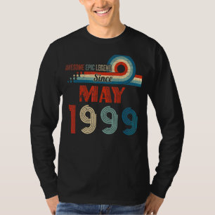 Camiseta Increíble leyenda épica desde mayo de 1999 23 cump