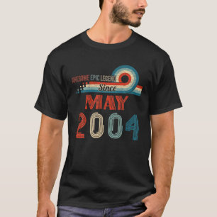 Camiseta Increíble Leyenda Épica Desde Mayo De 2004 18º Cum
