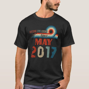 Camiseta Increíble leyenda épica desde mayo de 2017 5º cump
