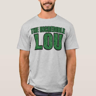 Camiseta Increíble Lou - Tipografía de Patrón de Ladrillo V