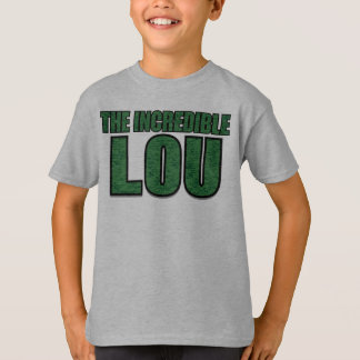 Camiseta Increíble Lou - Tipografía de Patrón de Ladrillo V