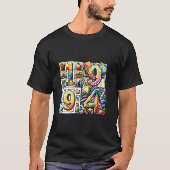 Camiseta Increíble maestro de estética de cumpleaños de 199 (Anverso)