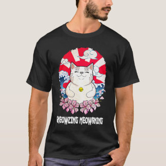 Camiseta Increíble Mamá Gato Mañana Hermoso Papá Gato Lindo