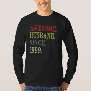 Camiseta Increíble marido desde el 23 aniversario del Boda