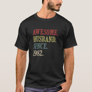Camiseta Increíble marido desde el 40 aniversario de los Bo