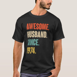 Camiseta Increíble marido desde el 48 aniversario de los Bo