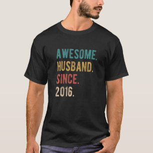 Camiseta Increíble marido desde el sexto aniversario del Bo