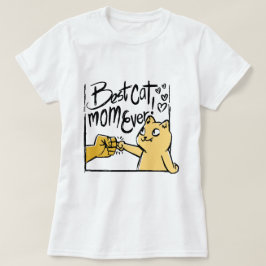 Camiseta Increíble mejor mamá del gato jamás graciosa del g