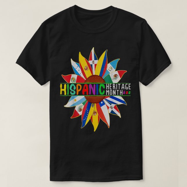 Camiseta Increíble Mes del Patrimonio Hispano en Latinas To (Diseño del anverso)