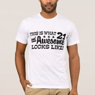 Camiseta Increíble niño de 21 años