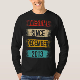Camiseta Increíble niño de 9 años desde diciembre de 2013 N