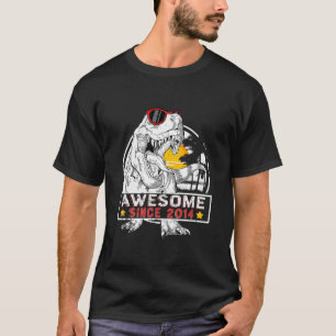 Camiseta Increíble Niño Desde 2014 8.º Nacimiento Dinosauri