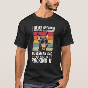 Camiseta Increíble padre doberman de un padre doberman pins