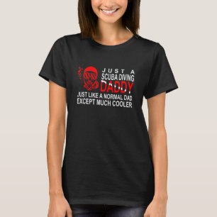 Camiseta Increíble Papá Buceador Para Padre Buceo Hombres