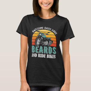 Camiseta Increíble Papi Bi Con Barras Funny En Motocicleta