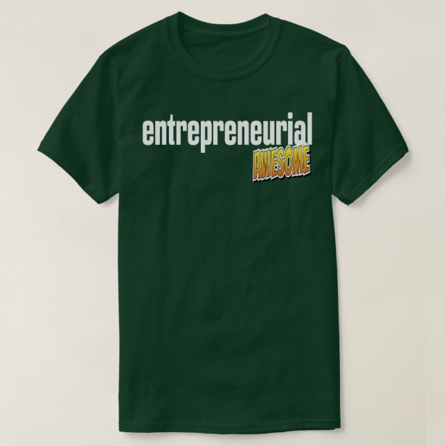 Camiseta Increíble para el emprendimiento (Diseño del anverso)