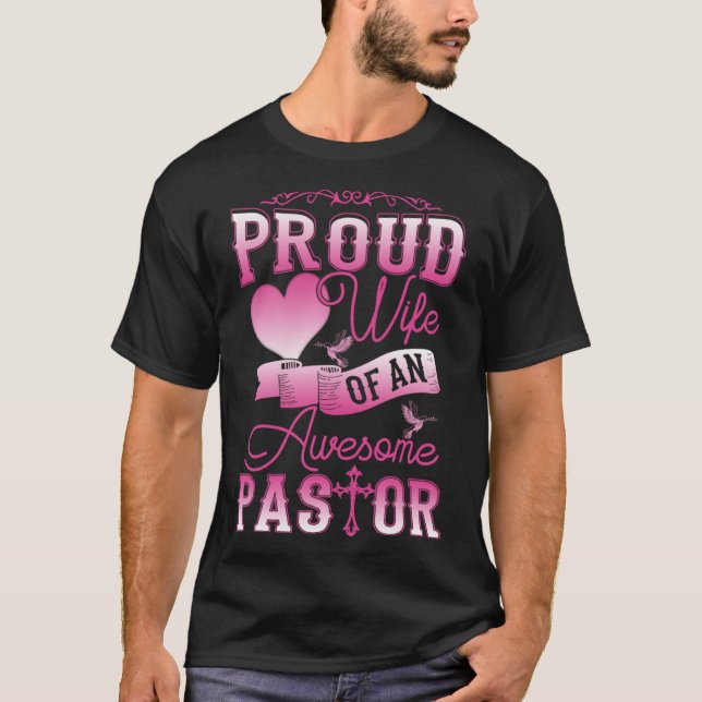 Camiseta Increíble Pastor Orgulloso Apreciación de las Espo (Anverso)
