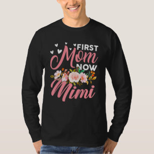 Camiseta Increíble primera madre, ahora familia Mimi, parej