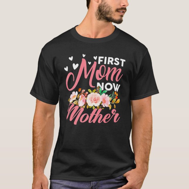 Camiseta Increíble primera madre, madre y madre, pareja con (Anverso)