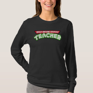 Camiseta Increíble Profesor De Sociología De Turtley De Vue