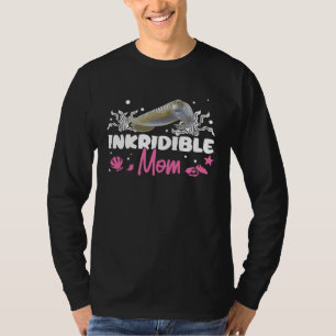 Camiseta Increíble Punzón de Calamar Pun Tinta Ridículo Mam