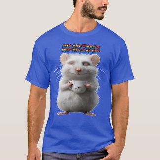 Camiseta Increíble rata bebe café amigo