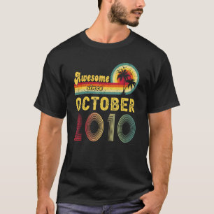 Camiseta Increíble regalo de cumpleaños desde octubre de 20