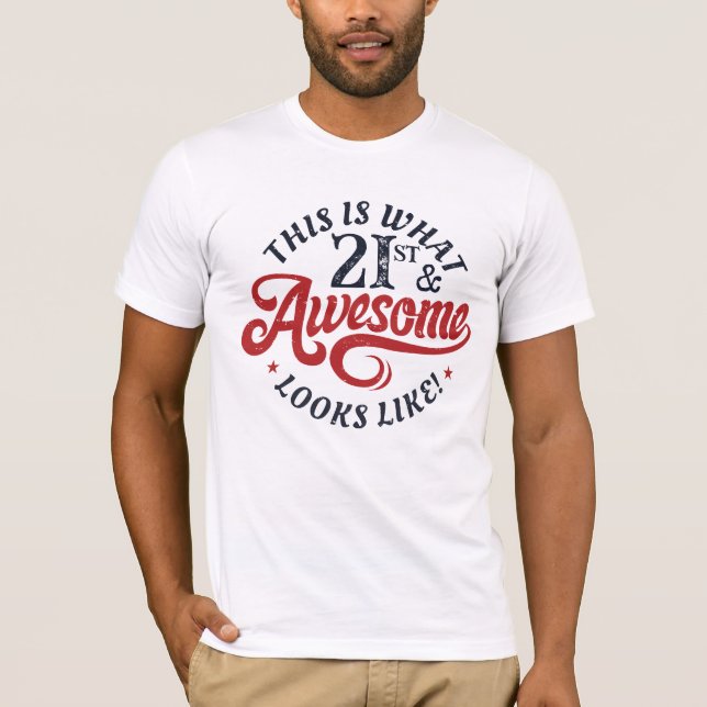 Camiseta Increíble regalo personalizado de cumpleaños (Anverso)