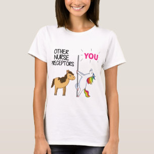 Camiseta Increíble Regalo Unicornio Para Enfermeras Recepto
