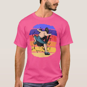 Camiseta Increíble roca para trepar pared Montaña Escalada 