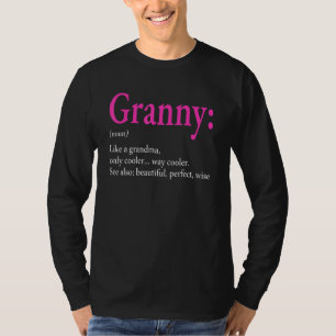 Camiseta Increíble ropa de definición de abuela en el día d