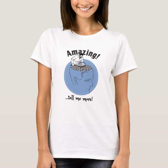 Camiseta Increíble, soy psicóloga/terapeuta. (Anverso)