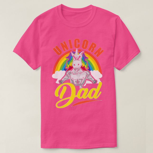 Camiseta Increíble unicornio de papá de Guay unicornio (Diseño del anverso)