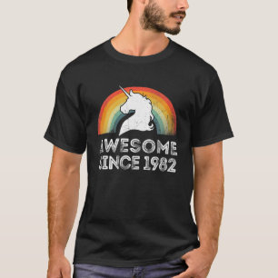 Camiseta Increíble Unicornio Desde 1982 40 Años