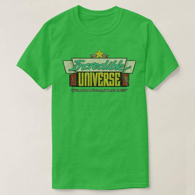 Camiseta Increíble universo 1992 (Diseño del anverso)