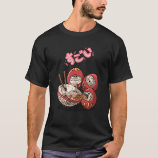 Camiseta Increíble y afortunados fideos de Daruma en Japón