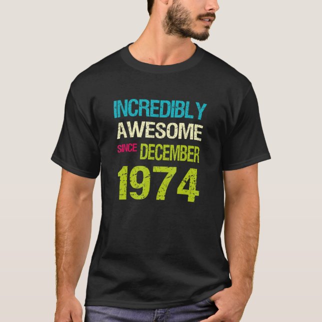 Camiseta Increíblemente Asombroso Desde El Cumpleaños De Di (Anverso)