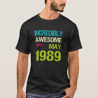 Camiseta Increíblemente Impresionante Desde Cumpleaños Mayo