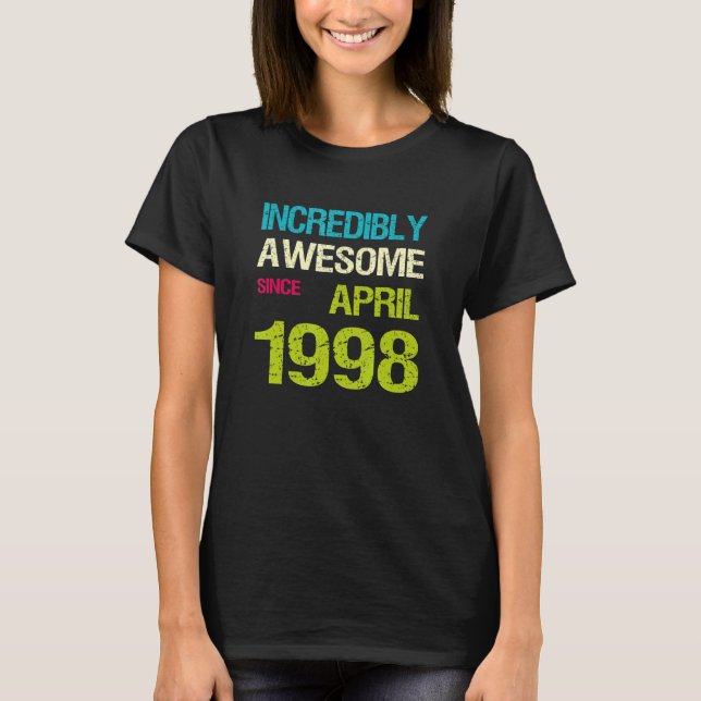 Camiseta Increíblemente Increíble Desde El Cumpleaños De Ab (Anverso)