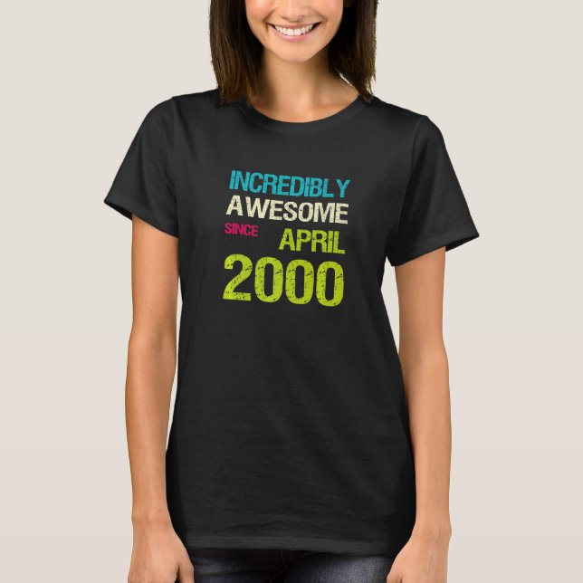 Camiseta Increíblemente Increíble desde el cumpleaños de ab (Anverso)