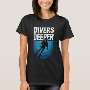 Camiseta Increíbles buzos lo hacen más profundo Buceo Humed