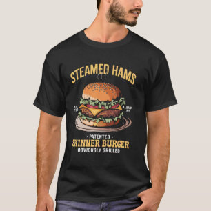 Camiseta Increíbles Hamburguesas Témicas de Skinner al Vapo