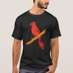 Camiseta Increíbles pájaros cardinales cortan el pájaro car