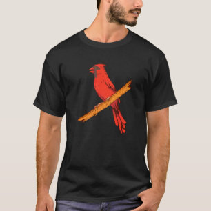Camiseta Increíbles pájaros cardinales cortan el pájaro car
