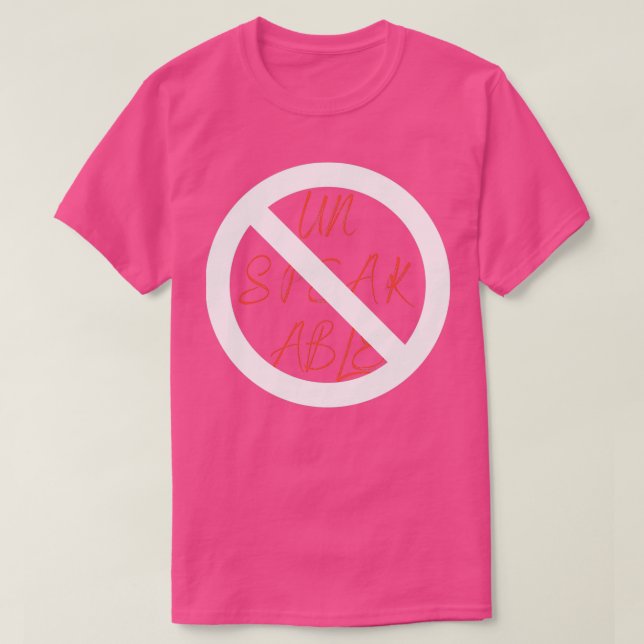 Camiseta Indecible (Diseño del anverso)