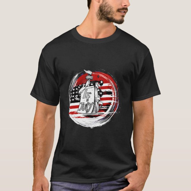 Camiseta Independence 4Th Of July Stylish Colorful (Anverso)