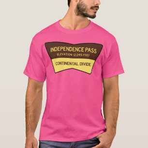 Camiseta Independence Pass Colorado Rocky Mountains Nationa