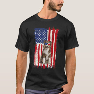 Camiseta Independencia de la Bandera Americana de Pastor Au